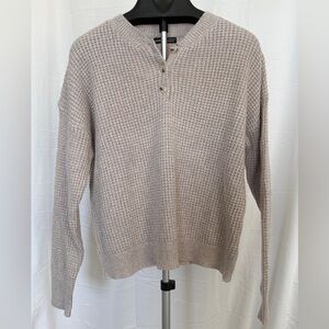 Beige SHEIN knit sweater. Size L.